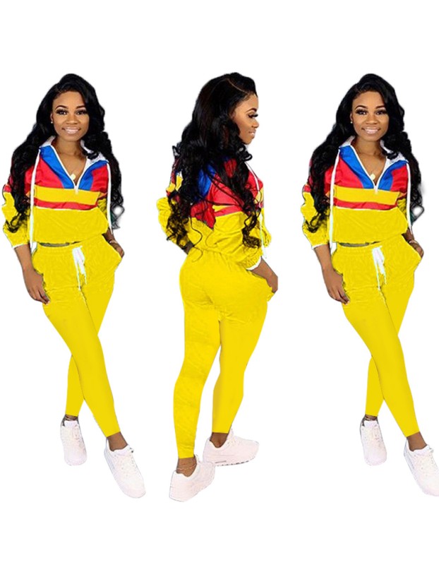Autumn Winter Long sleeve Casual Two Piece Sets M8457