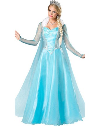 M-XL Frozen Elsa Adult Costume M40036