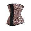 New style leopard latex corsets for women M1303L