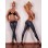 Seamless Tattoo Leggings trousers FG9058BK