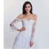 Long Sleeve Lace Corset M1418A