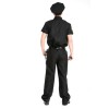 Black policeman costume M4715