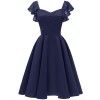 Plus Size Women Amazon Explosion Butterfly Sleeve Sexy Satin Pendant Dress CD1626