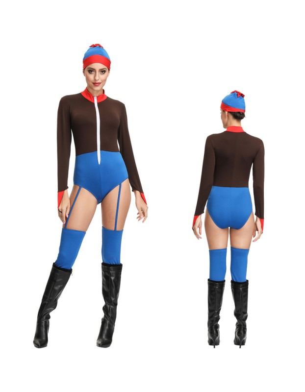 Sexy Funny Circus Clown Halloween Cosplay Costume M40669