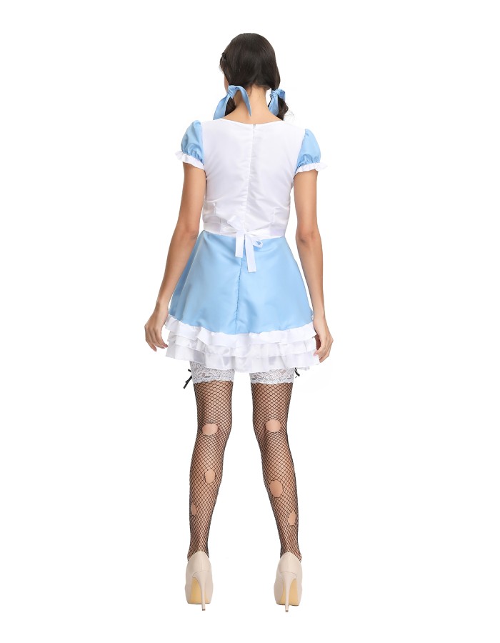 Halloween Dress for Women Scary Zombie Maid Bloody Costume M40663