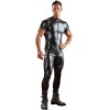 Front Zipper Leather Men's Zentai Catsuit Full Bodysuit N949