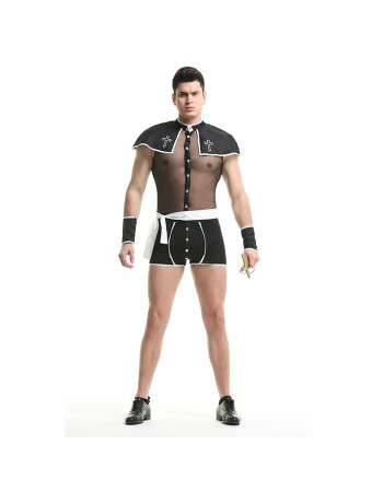 Theme Cosplay Male Missionary Sexy Club Pole Dancing Costume XY82216