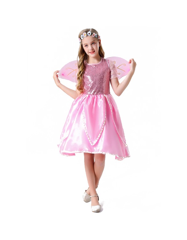 Halloween Children Costume Flower Fairy Play Costume Girl Fairy Costume YM5603