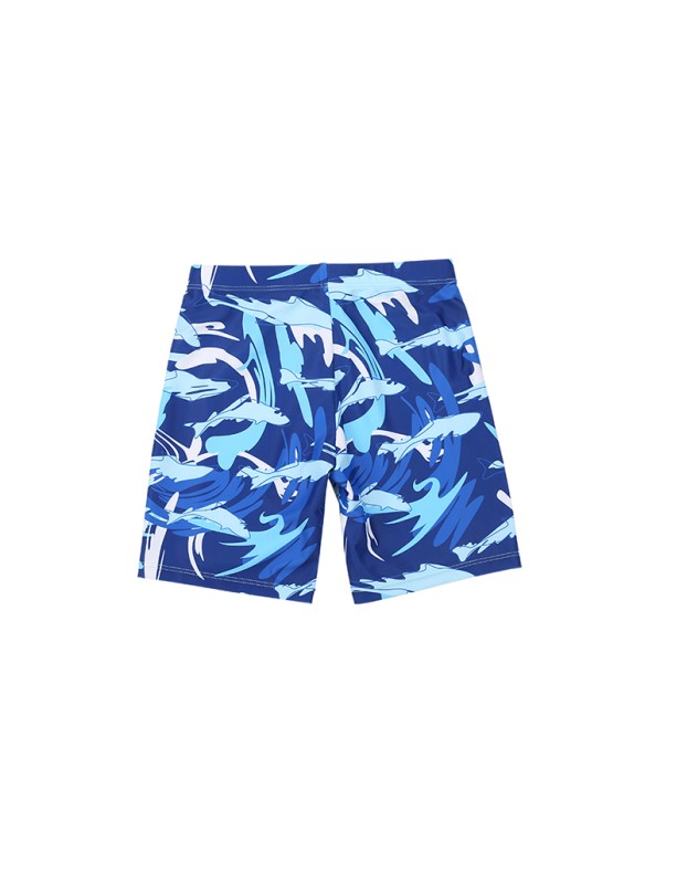 2024 Boys Camouflage Swimsuit Whale Three-Piece Short-Sleeved Suit Shorts Swimsuit KF211