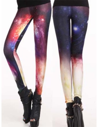 Ladies Stylish Galaxy Leggings 322