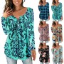 Ladies Casual Floral Printing Blouse M5602