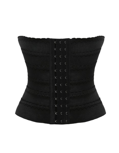 Women black waist cincher plus size corsets