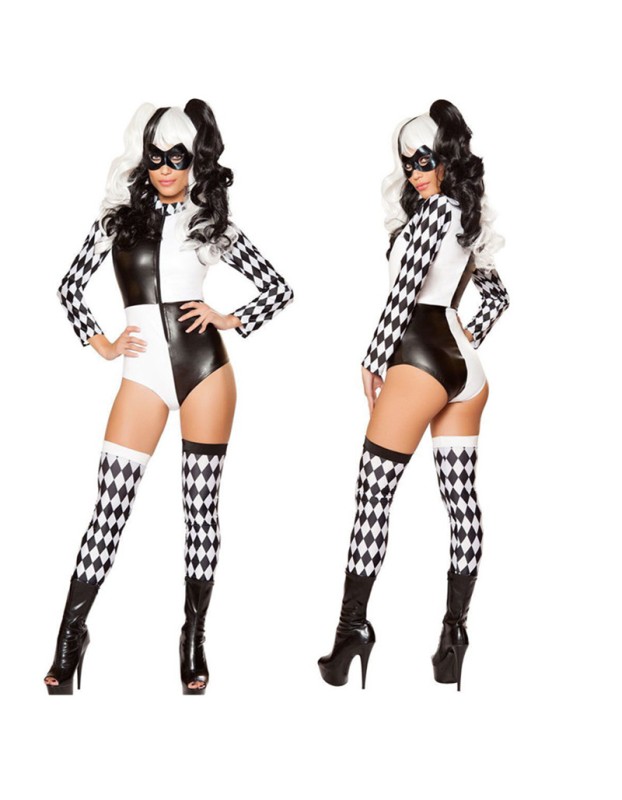 Cosplay Harley Quinn Costumes Sexy Jumpsuits  M40478