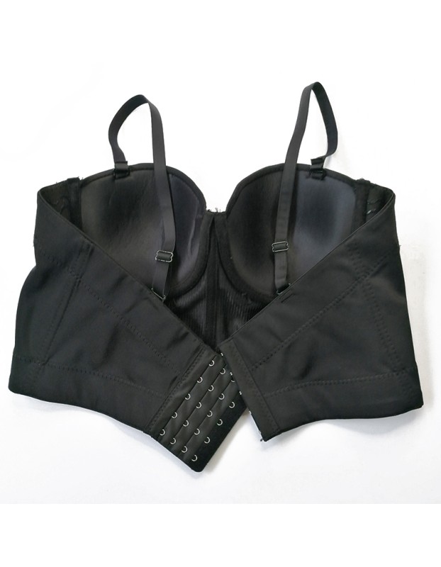 Bright Drill Tight Wrap Chest Suspender Inner Take Top Nail Bead Corset KN8185