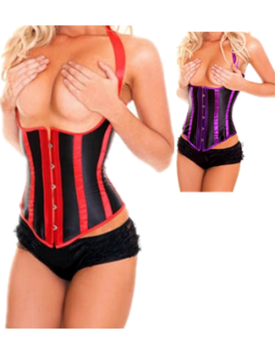 new style sexy satin corset M1725