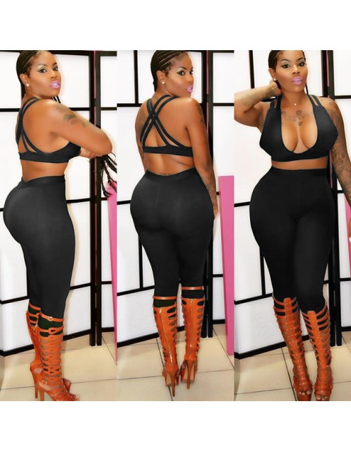 Two Piece Design Jumpsuit M30097