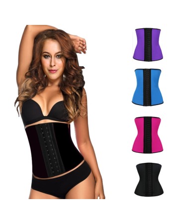 9 Steel Sexy Bones Latex Under Bust Corset M1303B