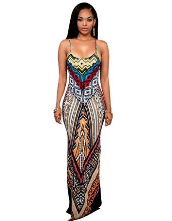 2016 Hot Sale Women Retro Floral Fancy Dress M30221