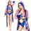 Boxers Costume Cosplay Club Dance Party Women Adult Sexy Champ Boxing M40610