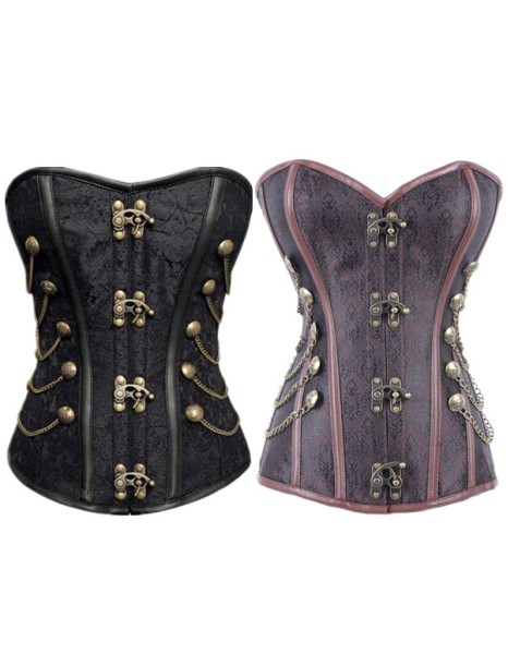 Women new style steampunk corsets bustier corsets M1349