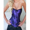 Embroidered Mesh Bustier M1603