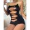 Summer New Halter Sexy Temptation Hollowed-Out Ice Silk Dress Short Nightdress YSF707