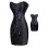 Black Satin Bustier M1217c