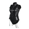 Sexy Fetish Bondage Bodysuit Cupless Faux Leather Nightculb Catsuit