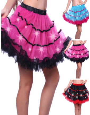 Two color light up tutu skirt S020
