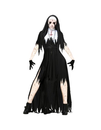 Halloween Women Sexy Nun Cosplay Costume M40752