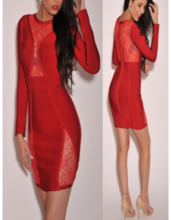 Seamless Cutouts Mini Causal Night Clubwear Party FittedBodycon Dress M3671
