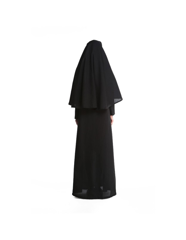 Couple Halloween Cosplay Nun Habit Priest Christian Missionary Catholic Costume SM89171