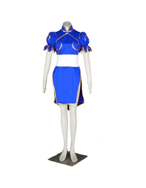 Chun Li Dress Anime Street Fighter Cosplay Costume N40516