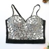 Shiny Suspender Glass Piece Stage Nail Bead Plastic Shape Gather Wipe Chest 8905