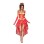 New style Hot Sexy Red East bandage Dress Costume M40315
