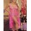 Delicate Pink Lace Gown M6035
