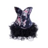 women strapless corset with skirt m1981