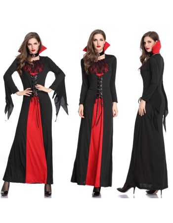 Sexy Vampire Long Dress costume M40625