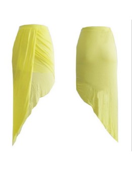 Sexy Adult Yellow Fsshion Dress M3907f
