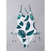 Summer Swimsuits Leaf Print Beach Women Sexy Bikini A2206