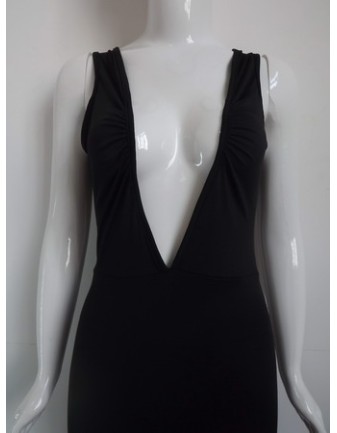 Sexy Black Long Maxi Dress M3982b