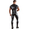 Front Zipper Leather Men's Zentai Catsuit Full Bodysuit N949
