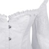Long Sleeve Lace Corset M1418A