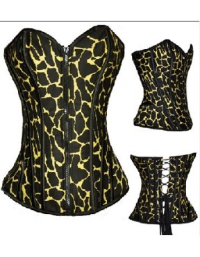sexy arabesquitic satin corset m1821b