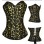 sexy arabesquitic satin corset m1821b