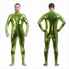 Mens Sexy Leather Metallic Zentai Suit M7328