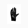 European and American Short High Elastic Bright Leather PU Gloves 68323