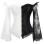 Black White Gothic Corset Top M1418C