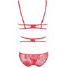 Red Transparent Sexy Lingerie M2143