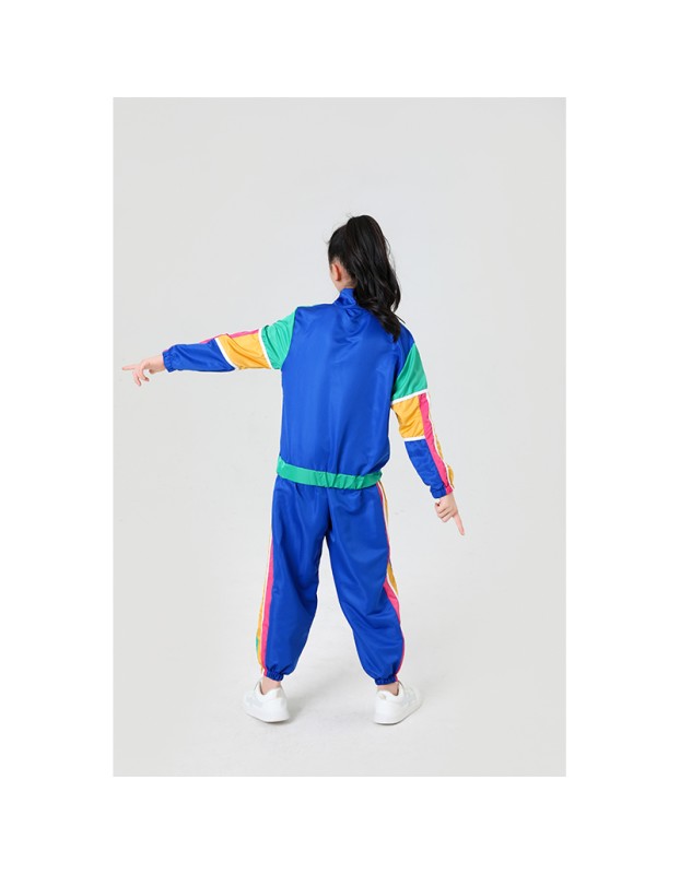 Girl 70s Disco Retro Hippie Costume Fancy Clothes Hippie Pants Children Costume